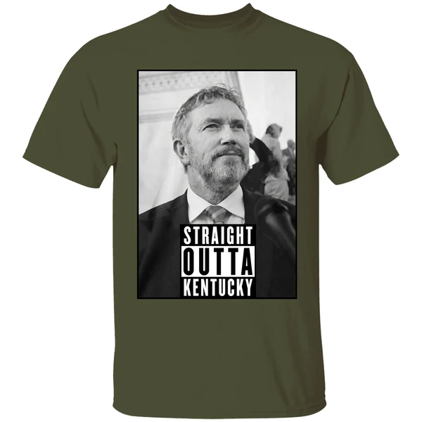 Thomas Massie Straight Outta Kentucky 2025 Shirt - Image 4