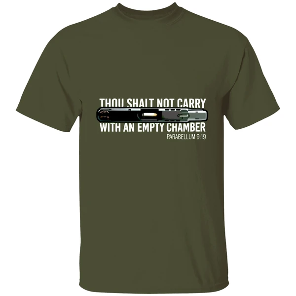 Thou Shalt Not Carry With An Empty Chamber Shirt - Image 3