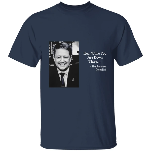 Tim Saunders Hey While You Are Down There Philadelphia Hockey Shirt - Image 5