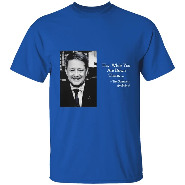 Tim Saunders Hey While You Are Down There Philadelphia Hockey Shirt - Image 8
