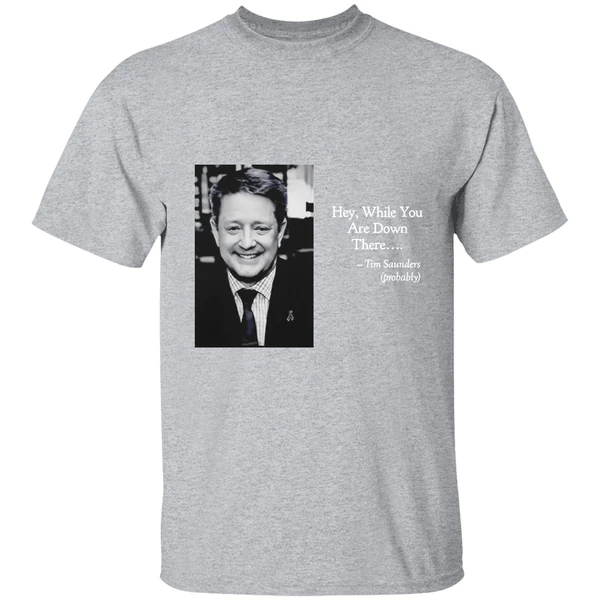 Tim Saunders Hey While You Are Down There Philadelphia Hockey Shirt - Image 9
