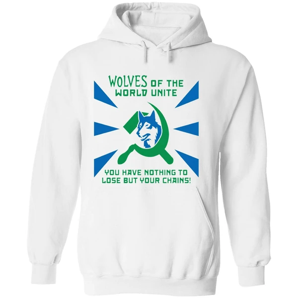Timberwolves Of The World Unite You Have Nothing To Lose But Your Chains Hoodie - Image 8