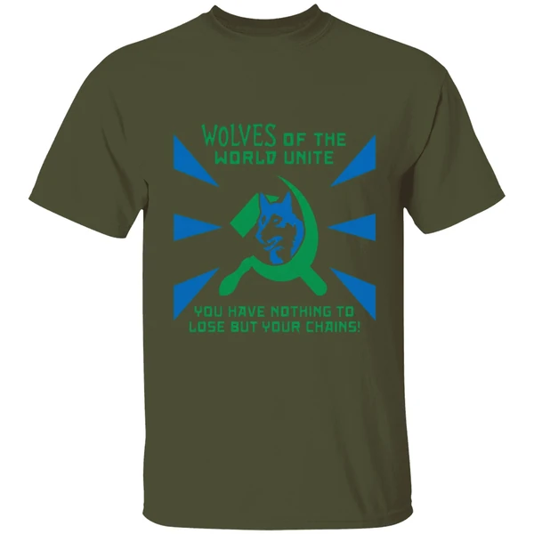 Timberwolves Of The World Unite You Have Nothing To Lose But Your Chains Shirt - Image 9