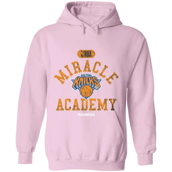 Timothee Chalamet Madison Square Garden Wearing New York Knicks Miracle Academy Nba Hoodie - Image 5