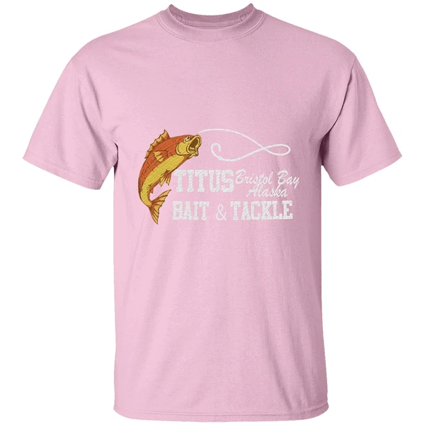 titus bait and tackle shirt lightpink