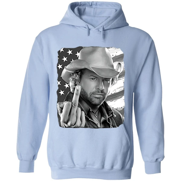 Toby Keith Middle Finger American Flag Hoodie - Image 4