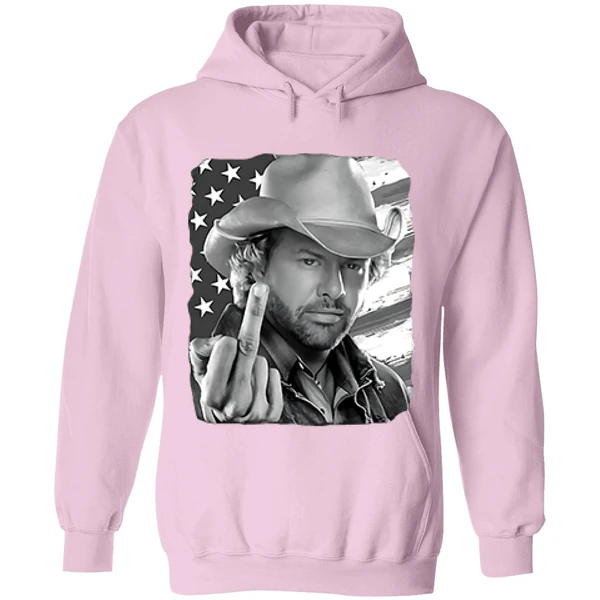 Toby Keith Middle Finger American Flag Hoodie - Image 5