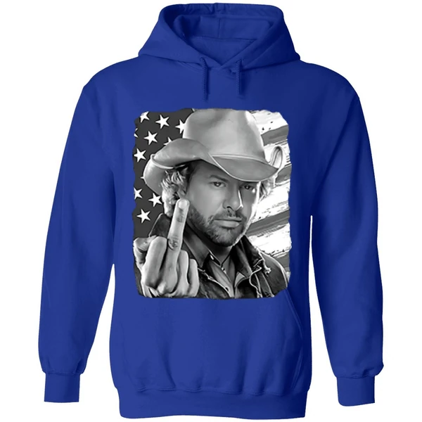 Toby Keith Middle Finger American Flag Hoodie - Image 7