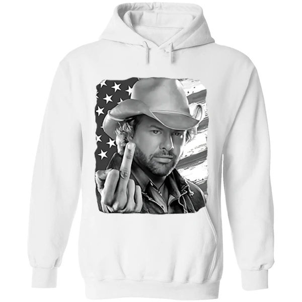 Toby Keith Middle Finger American Flag Hoodie - Image 8