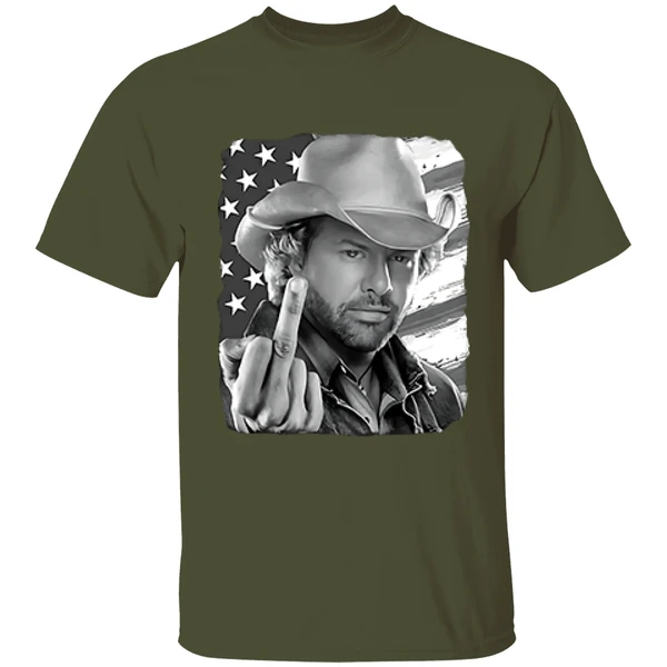 Toby Keith Middle Finger American Flag Shirt - Image 3