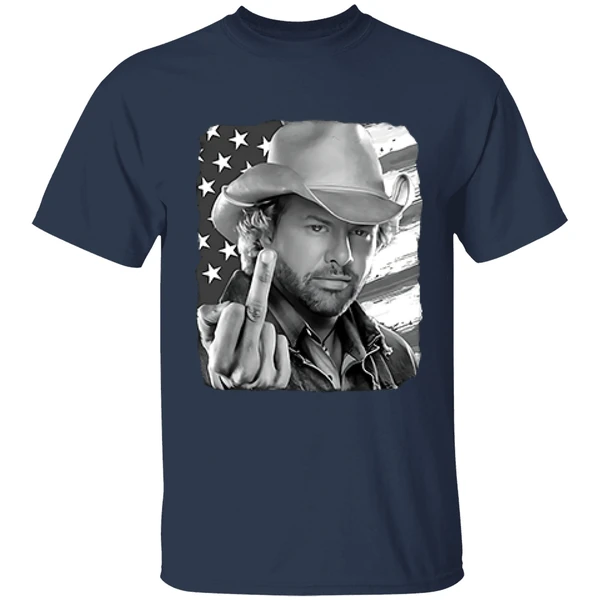 Toby Keith Middle Finger American Flag Shirt - Image 4