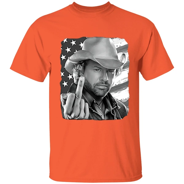 Toby Keith Middle Finger American Flag Shirt - Image 5