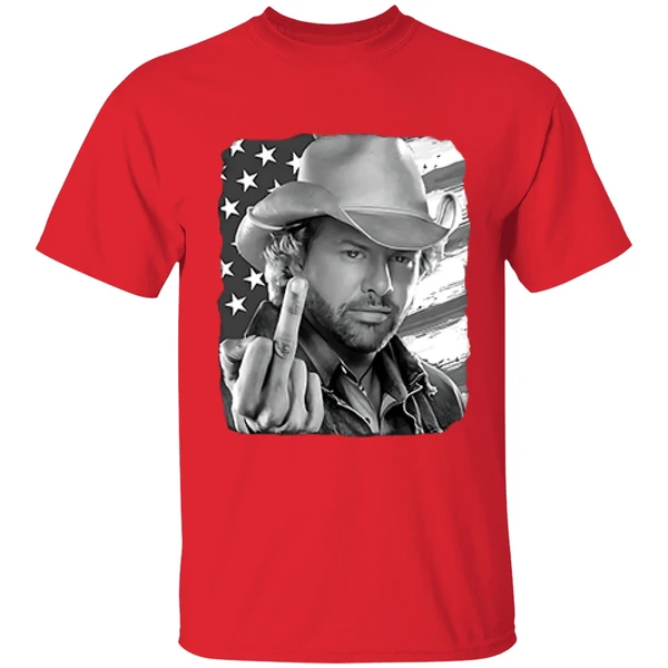Toby Keith Middle Finger American Flag Shirt - Image 6