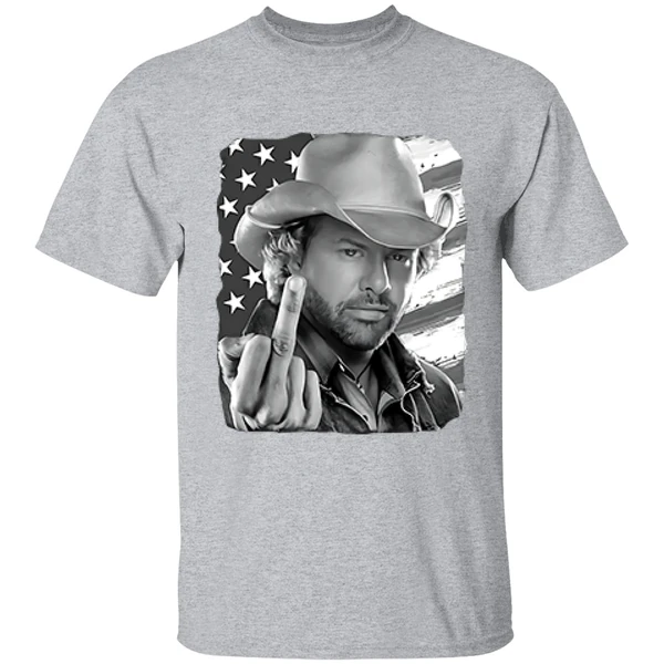 Toby Keith Middle Finger American Flag Shirt - Image 8