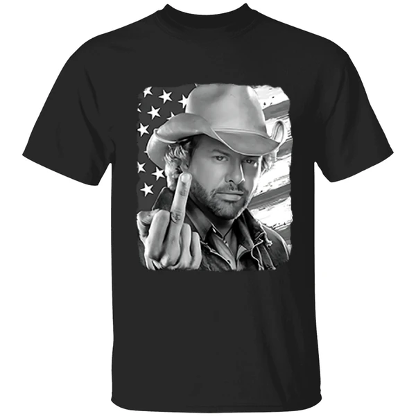 Toby Keith Middle Finger American Flag Shirt - Image 9
