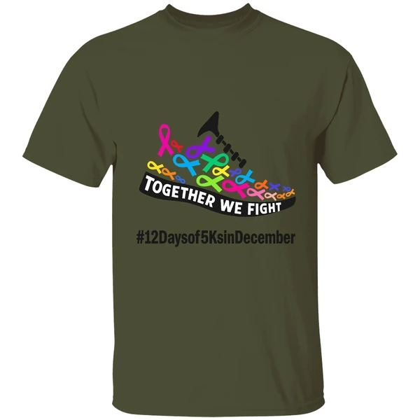 Together We Fight 12 Days Of 5 Ks In December For Acs Shirt - Image 3