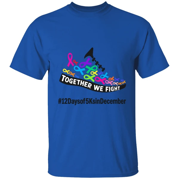Together We Fight 12 Days Of 5 Ks In December For Acs Shirt - Image 7