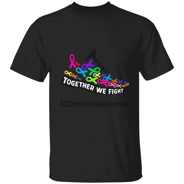 Together We Fight 12 Days Of 5 Ks In December For Acs Shirt - Image 9
