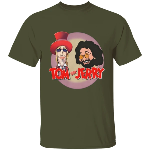 Tom And Jerry Tom Petty And Jerry Garcia Shirt - Image 3