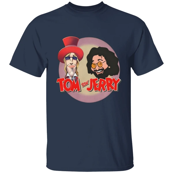 Tom And Jerry Tom Petty And Jerry Garcia Shirt - Image 4