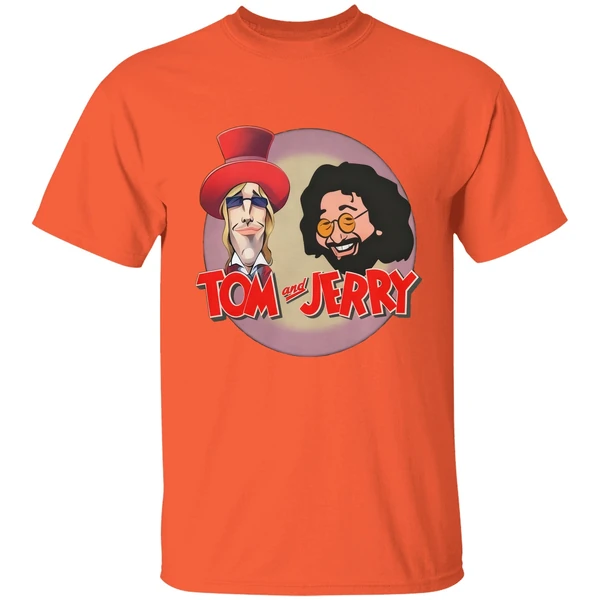 Tom And Jerry Tom Petty And Jerry Garcia Shirt - Image 5