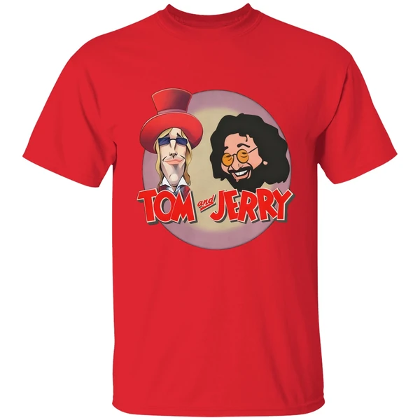 Tom And Jerry Tom Petty And Jerry Garcia Shirt - Image 6