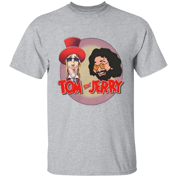Tom And Jerry Tom Petty And Jerry Garcia Shirt - Image 8