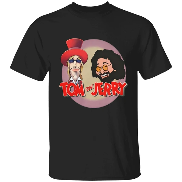 Tom And Jerry Tom Petty And Jerry Garcia Shirt - Image 9