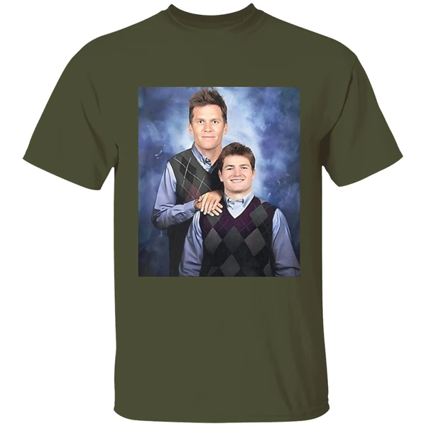 Tom Brady And Drake Maye New England Patriots Step Brothers Shirt - Image 4