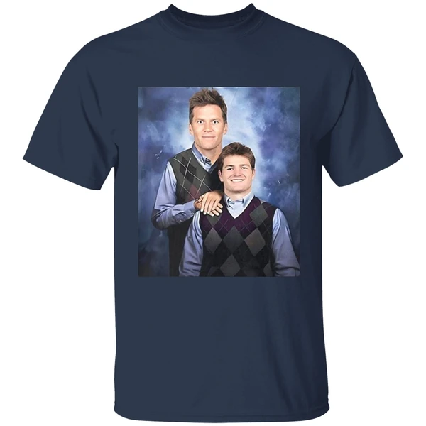Tom Brady And Drake Maye New England Patriots Step Brothers Shirt - Image 5