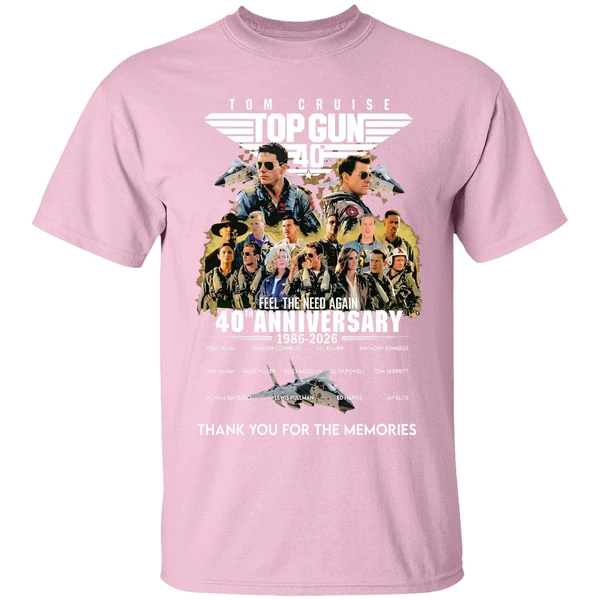 Tom Cruise Top Gun Feel The Need Again 40th Anniversary 1986 2026 Thank You For The Memories Shirt - Image 3