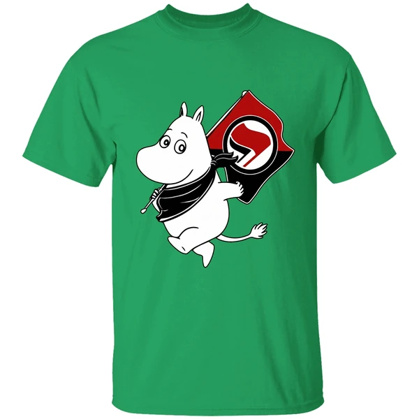 Tom Morello Antifa Moomin Anti Fascist Shirt - Image 2
