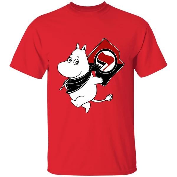 Tom Morello Antifa Moomin Anti Fascist Shirt - Image 7