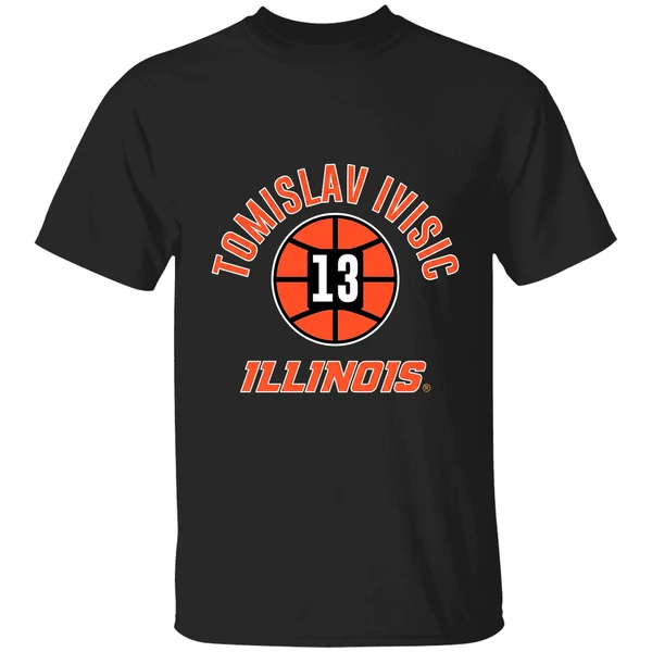 Tomislav Ivisic 13 Illinois Fighting Illini Basketball Shirt