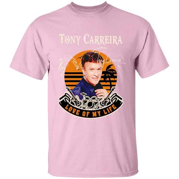 tony carreira love of my life retro shirt lightpink