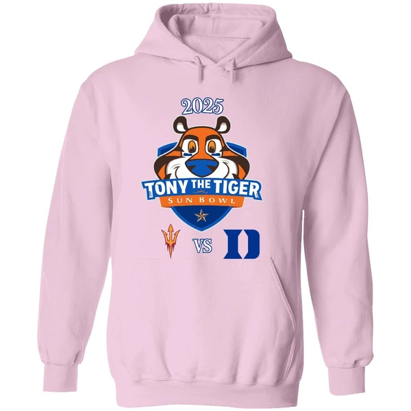 Tony The Tiger Sun Bowl 2025 Arizona State Sun Devils Vs Duke Blue Devils Hoodie - Image 5