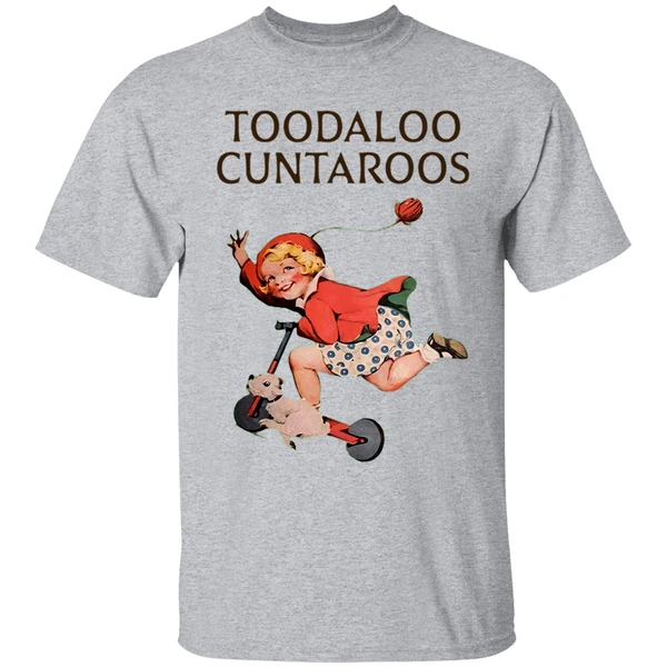 toodaloo cuntaroos vintage shirt sportgrey