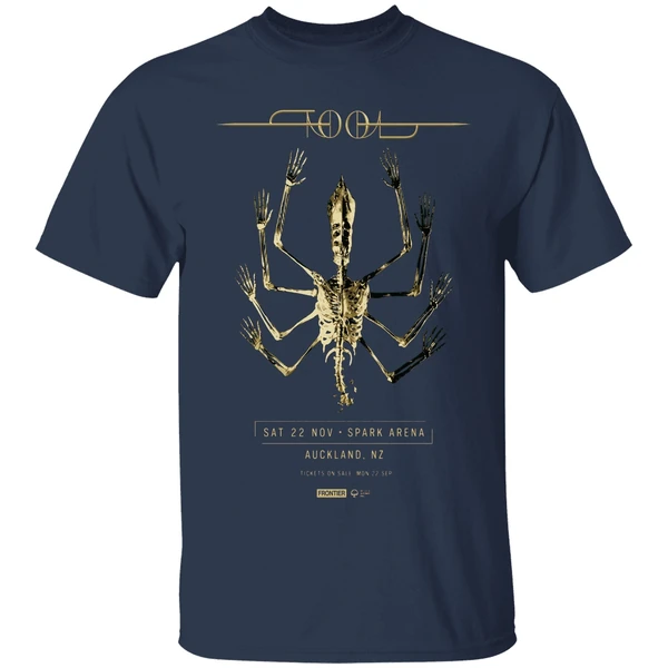 tool tour 2025 spark arena auckland nz poster shirt navy