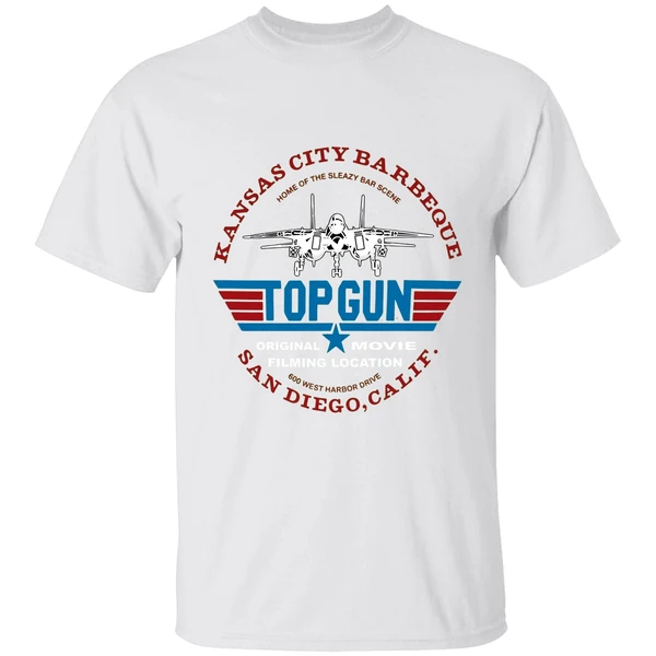 Top Gun Movie Filming Location Kansas City Barbeque San Diego Calif Shirt