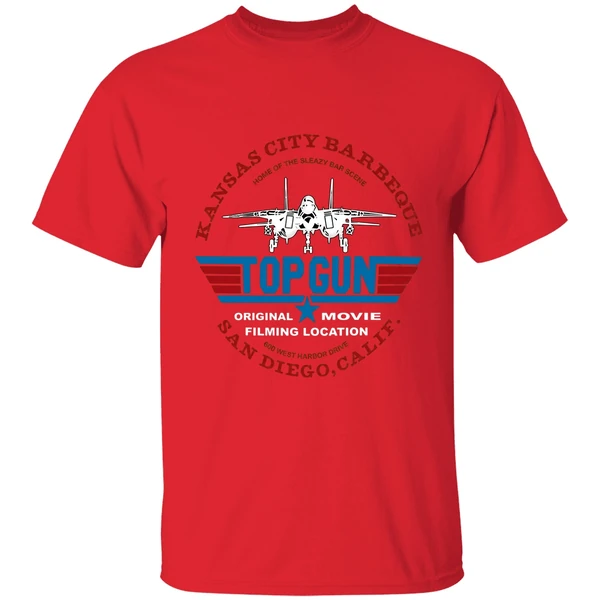 Top Gun Movie Filming Location Kansas City Barbeque San Diego Calif Shirt - Image 4