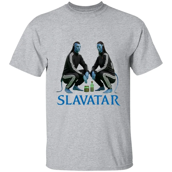top slavatar avatar parody logo shirt sportgrey