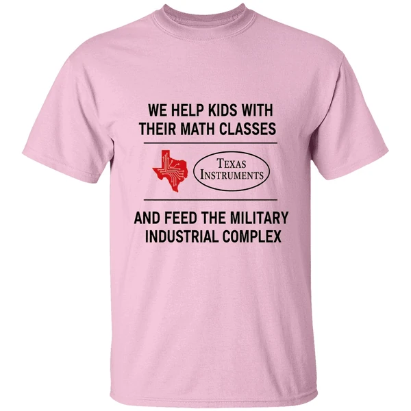 Top We Help Kids With Their Math Classes Texas Instruments Shirt - Image 2