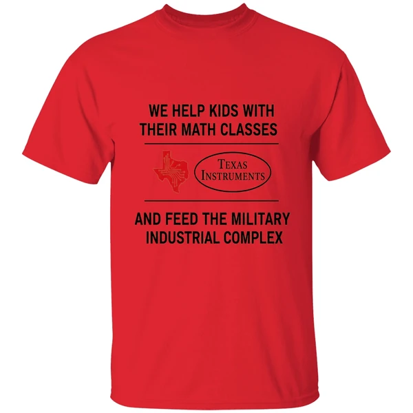 Top We Help Kids With Their Math Classes Texas Instruments Shirt - Image 4
