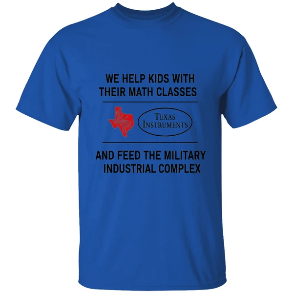 Top We Help Kids With Their Math Classes Texas Instruments Shirt - Image 5