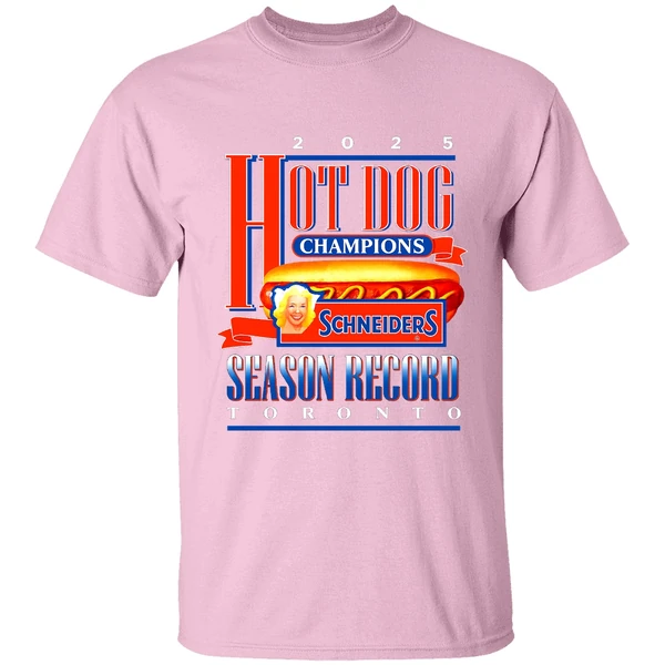 Toronto Blue Jays Hot Dog Champions Season Record 2025 Shirt - Image 2