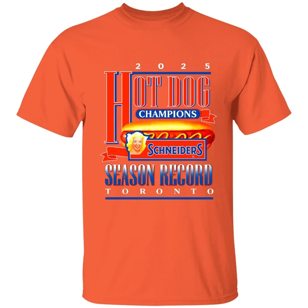 Toronto Blue Jays Hot Dog Champions Season Record 2025 Shirt - Image 5