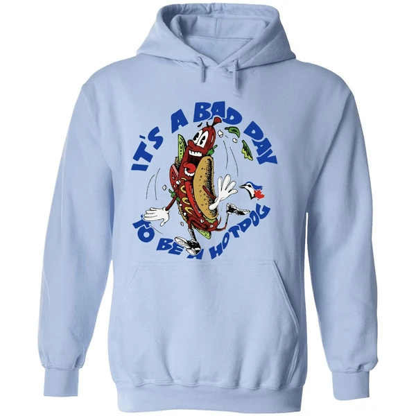 Toronto Blue Jays Its A Bad Day To Be A Hotdog Hoodie - Image 4