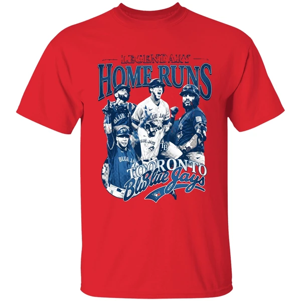 Toronto Blue Jays Legendary Home Runs Shirt - Image 4