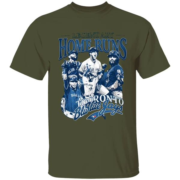 Toronto Blue Jays Legendary Home Runs Shirt - Image 9