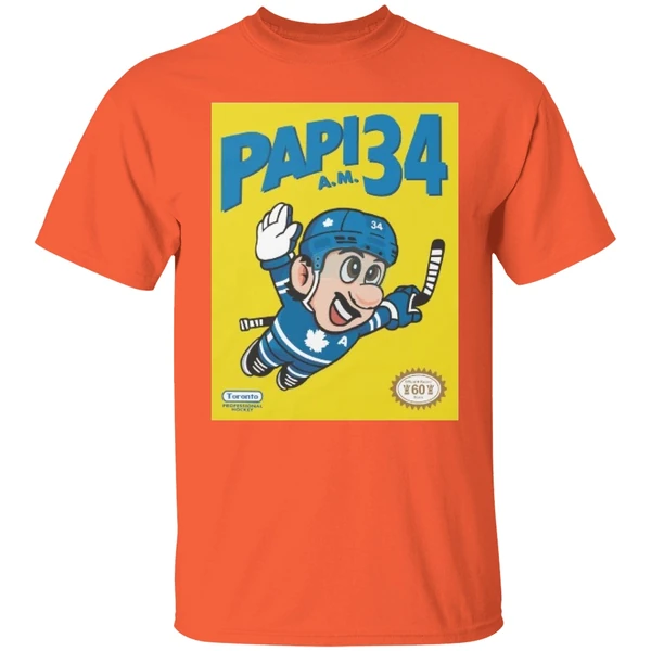 Toronto Maple Leafs Auston Matthews Mario Papi Am 34 Shirt - Image 5